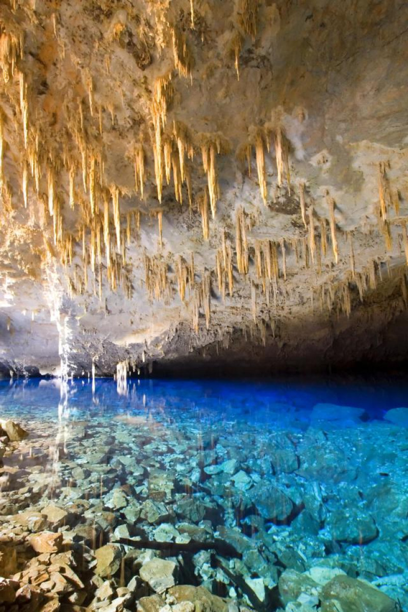 gruta do lago azul bonito pantanal