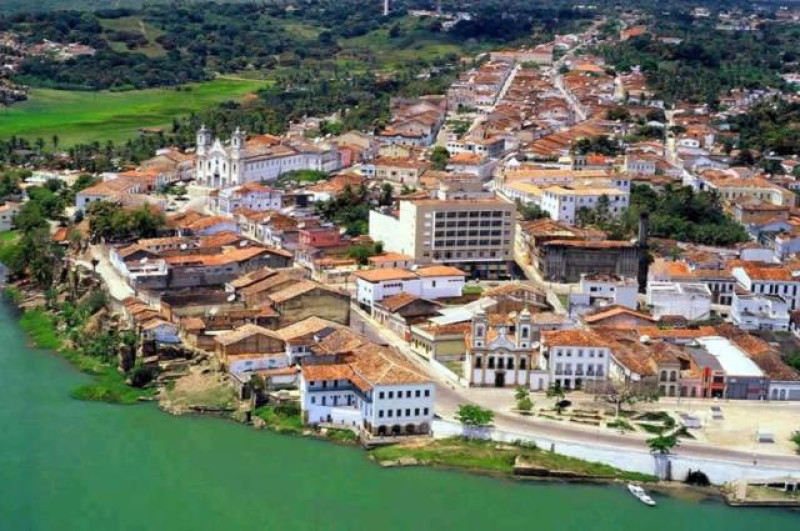 brasilien stadt penedo von oben