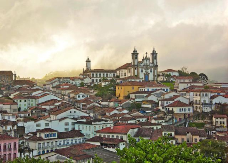 brasilien ouro preto abend huegel