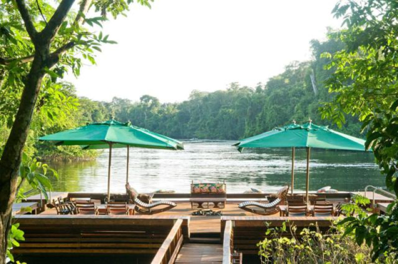 brasilien alta floresta cristalino lodge deck